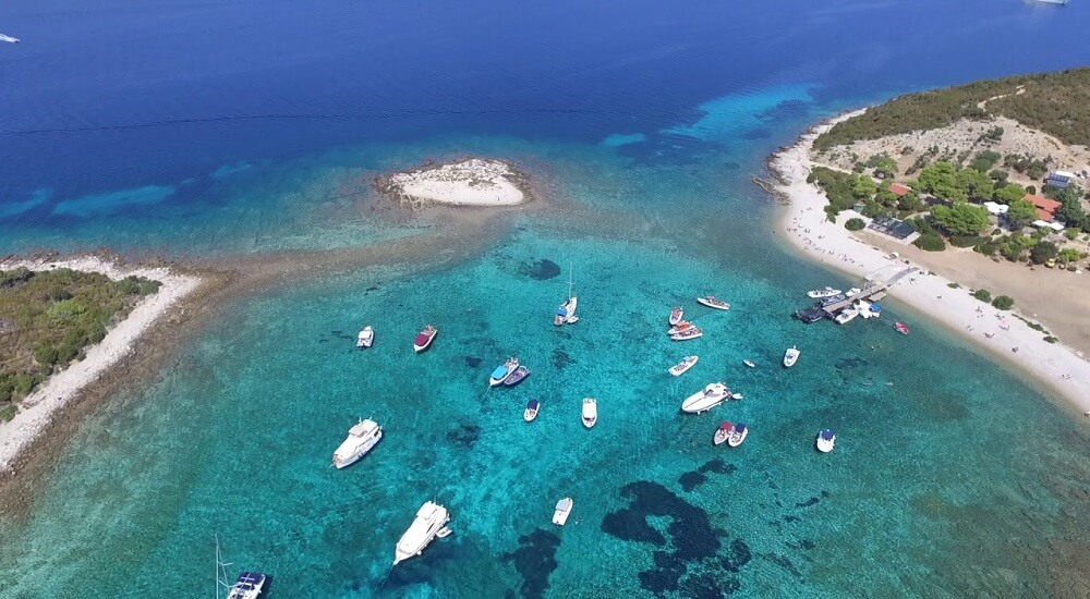 Blue lagoon, Croatia
