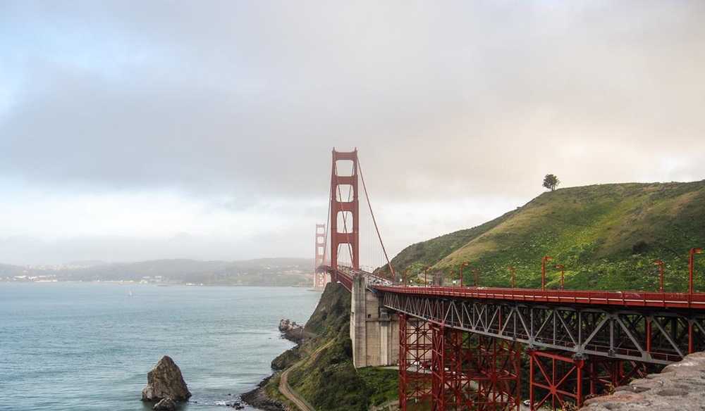 One of the places to visit during the summer in USA is the iconic Golden Gate Bridge in San Francisco, California.