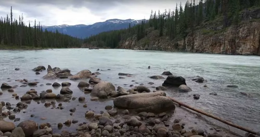 Athabasca Falls river, Jasper National Park